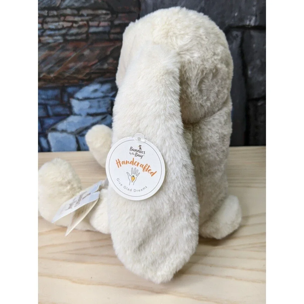 Bunnies By The Bay FLOPPY NIBBLE Cream Bunny Rabbit  Plush Lovey Paper Tags Gift